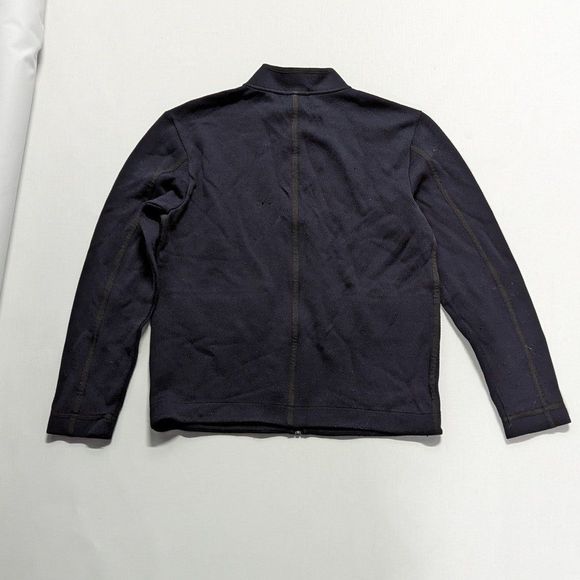 Club Monaco Men's Medium Navy Jacket with Black Trim - Picture 2 of 9